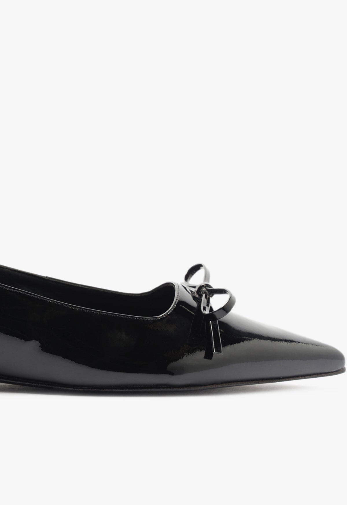 Violetta Sculpt Patent Leather Flat Flats Winter 24 Schutz Shoes