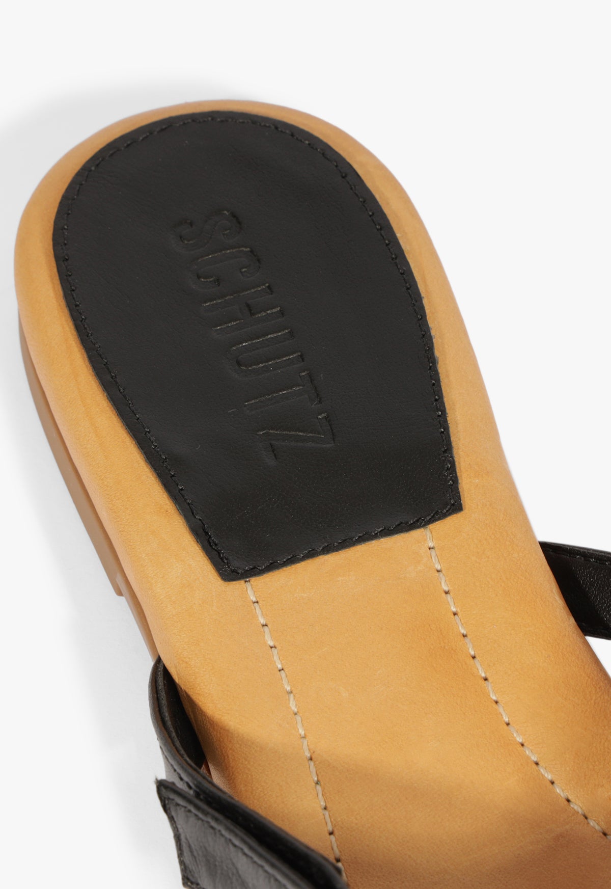 Sonia Black Leather Flat Sandal - 11 Black Leather Sonia Black Leather Flat Sandal - 11 Black Leather