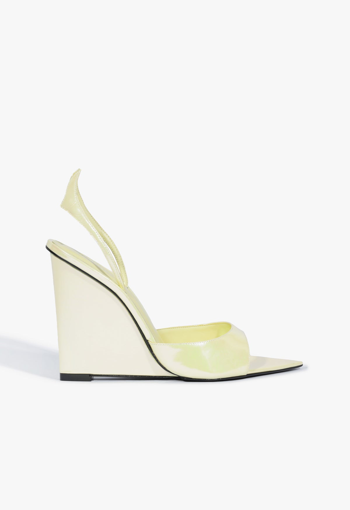 Zya Leather Sandal Sandals Pre Fall 24 5 Yellow Leather - Schutz Shoes