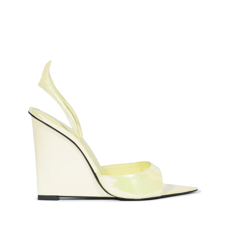 Zya Leather Sandal Sandals Pre Fall 24 5 Yellow Leather - Schutz Shoes