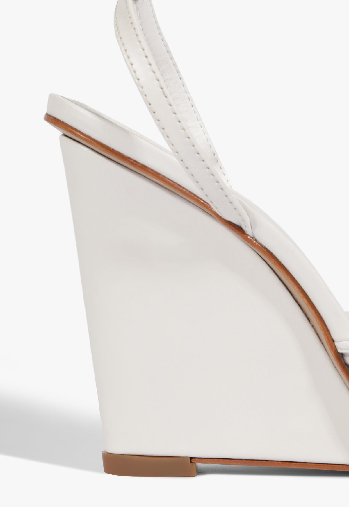 Elodie Vinyl White High Wedge Sandal – SCHUTZ