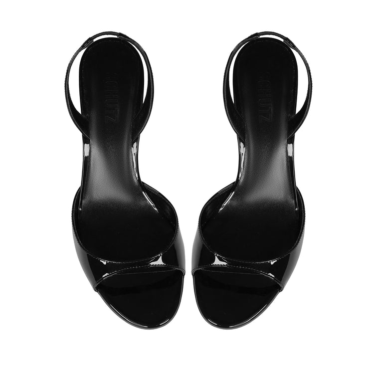 Scarlett Sling Mid Patent Leather Sandal Sandals Pre Fall 24    - Schutz Shoes