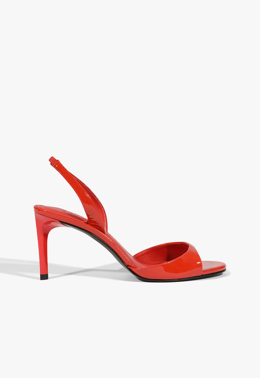 Scarlett Sling Mid Sandal Sandals Winter 24 5 Red Patent Leather - Schutz Shoes