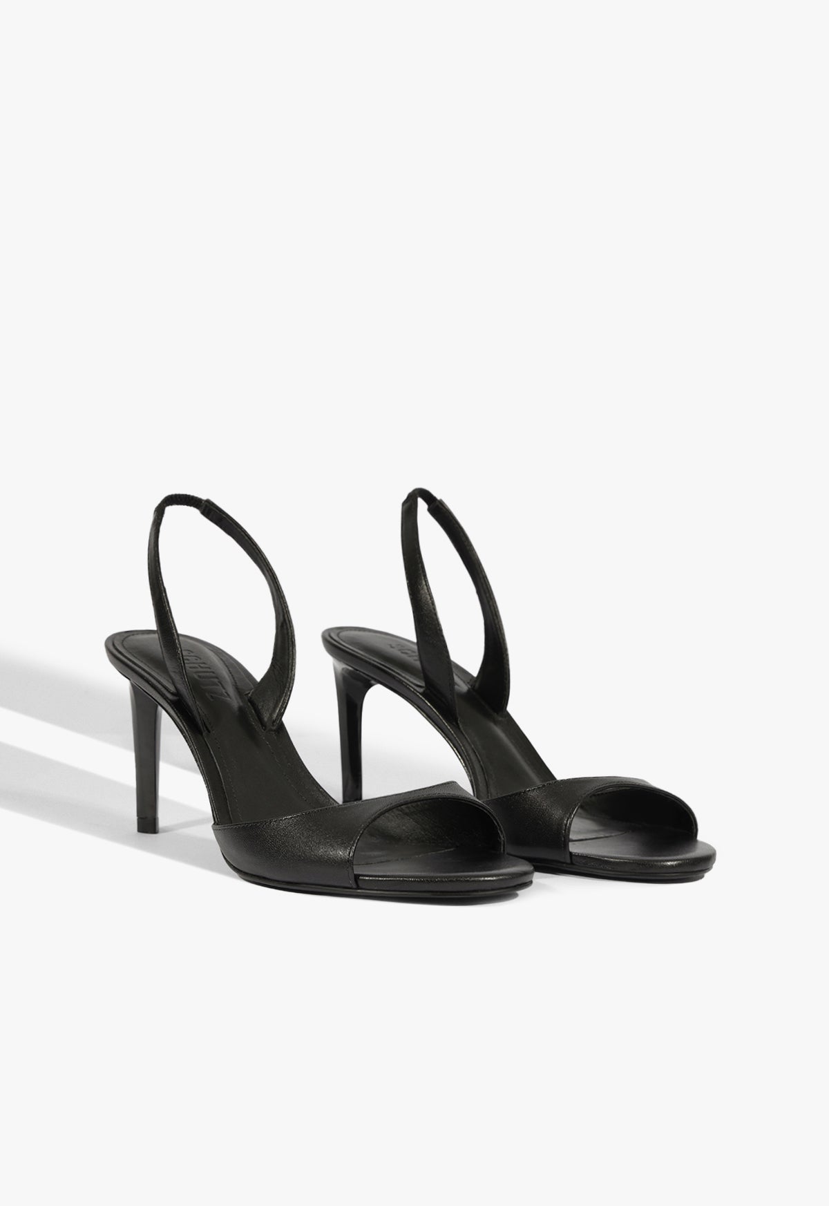 Scarlett Sling Mid Leather Sandal - Schutz Shoes