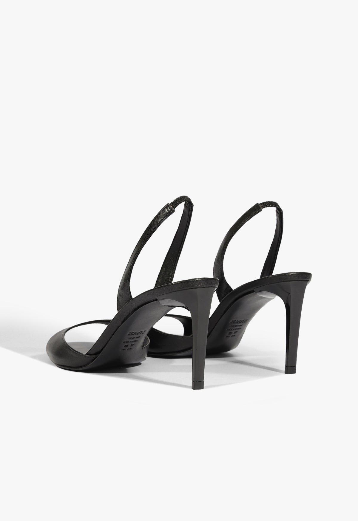 Scarlett Sling Mid Leather Sandal - Schutz Shoes