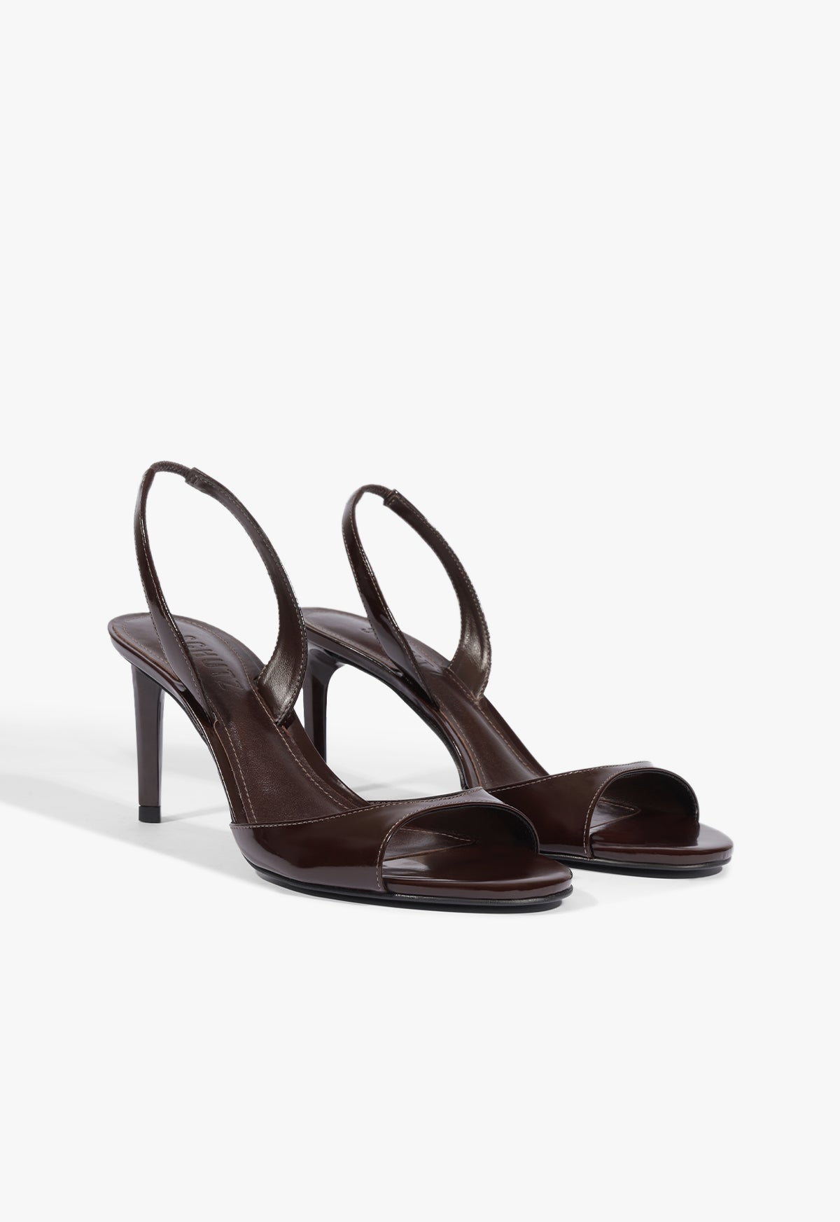 Scarlett Sling Mid Patent Sandal - Schutz Shoes