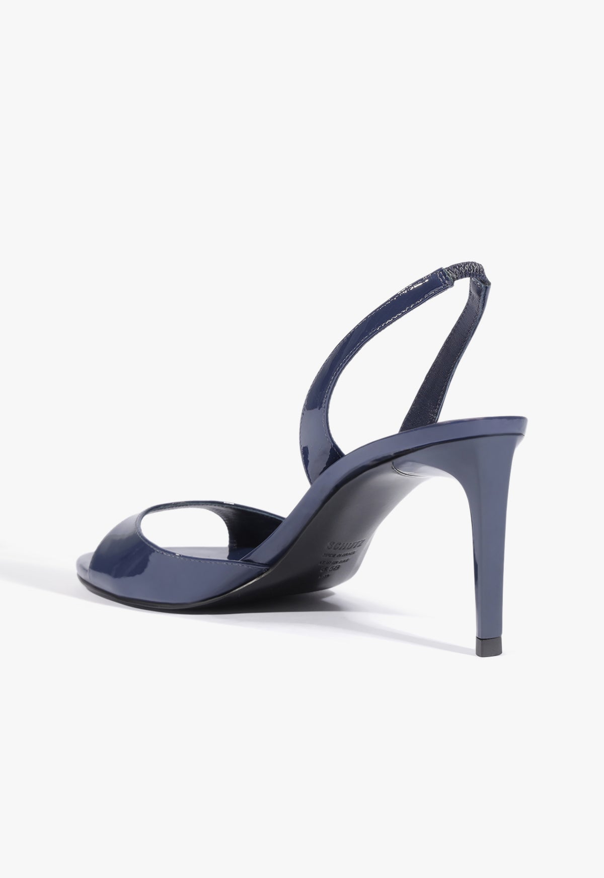 Scarlett Sling Mid Patent Sandal - Schutz Shoes