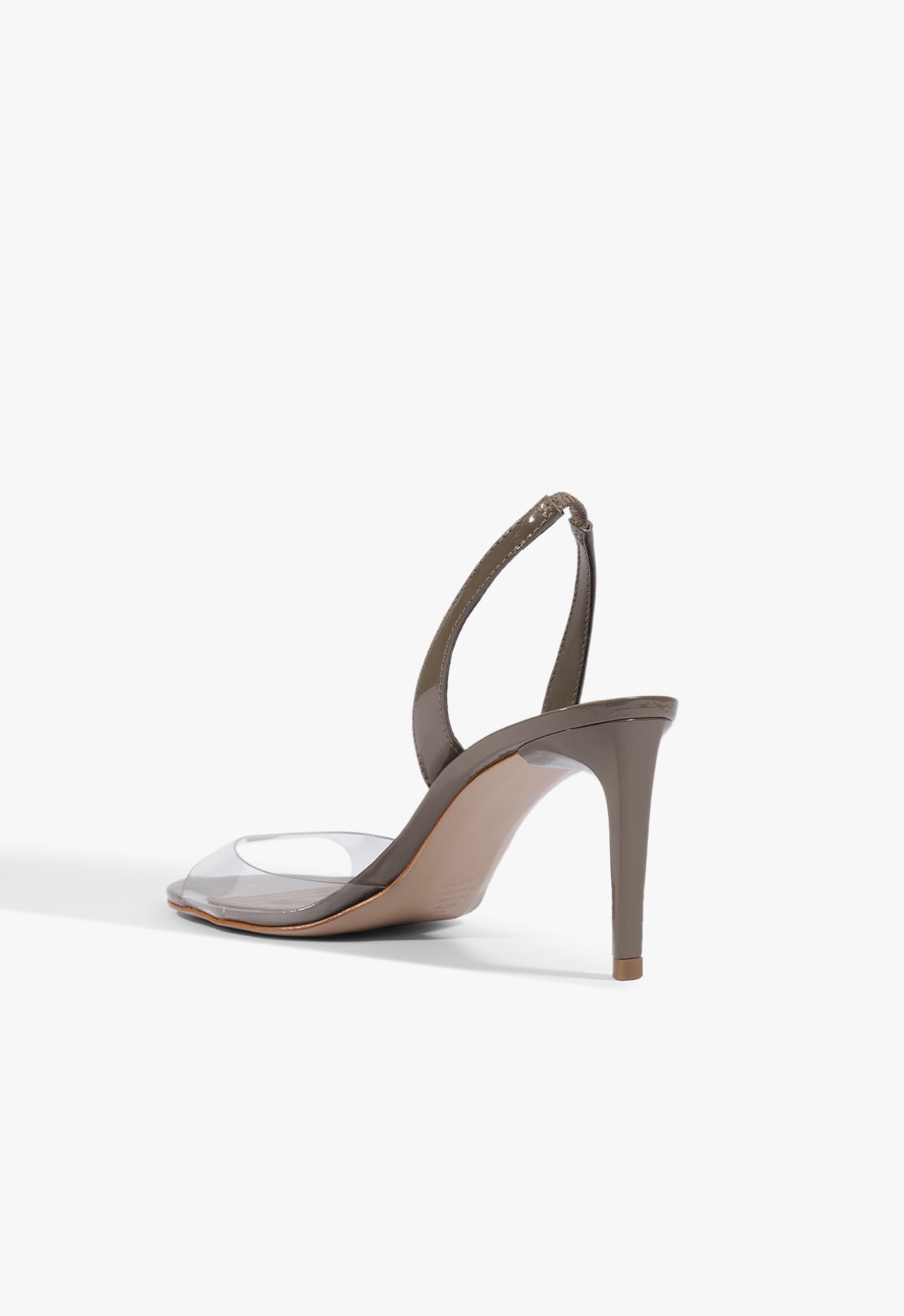 Scarlett Sling Mid Vinyl Patent Sandal - Schutz Shoes