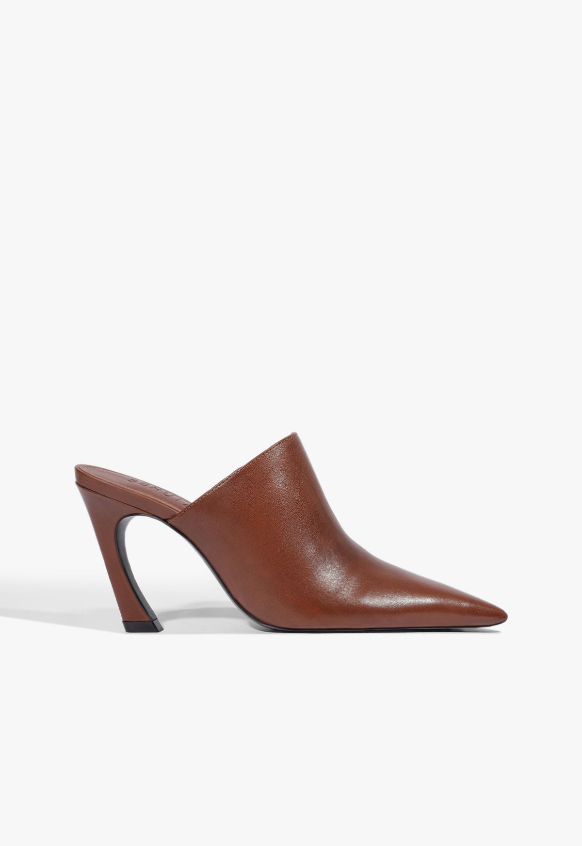Lexi Mule Leather Pump 5 Warm Toffee Leather - Schutz Shoes