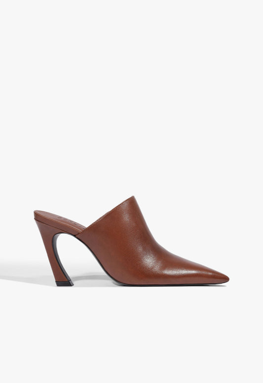 Lexi Mule Leather Pump 5 Warm Toffee Leather - Schutz Shoes