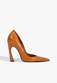 Go to related product Lexi High Sculptural Brown Pump