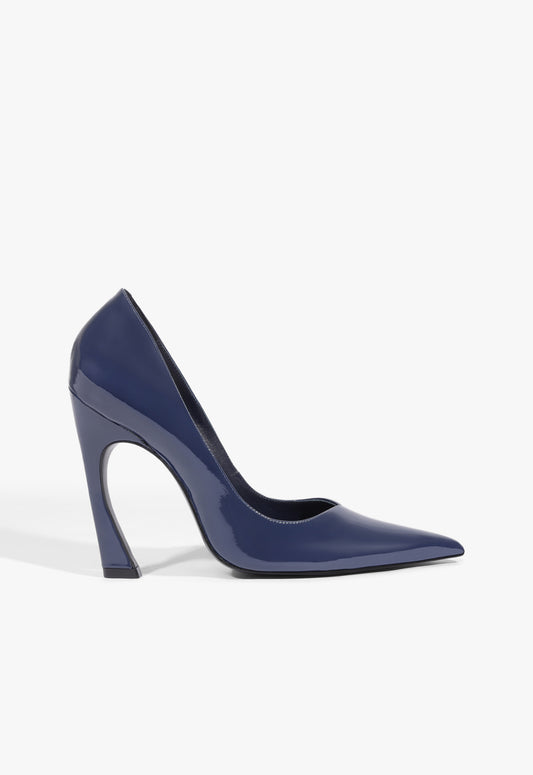 Lexi Patent Pump 5 Midnight Blue Patent - Schutz Shoes