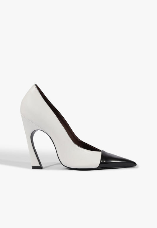Lexi Leather Pump 5 White Leather - Schutz Shoes