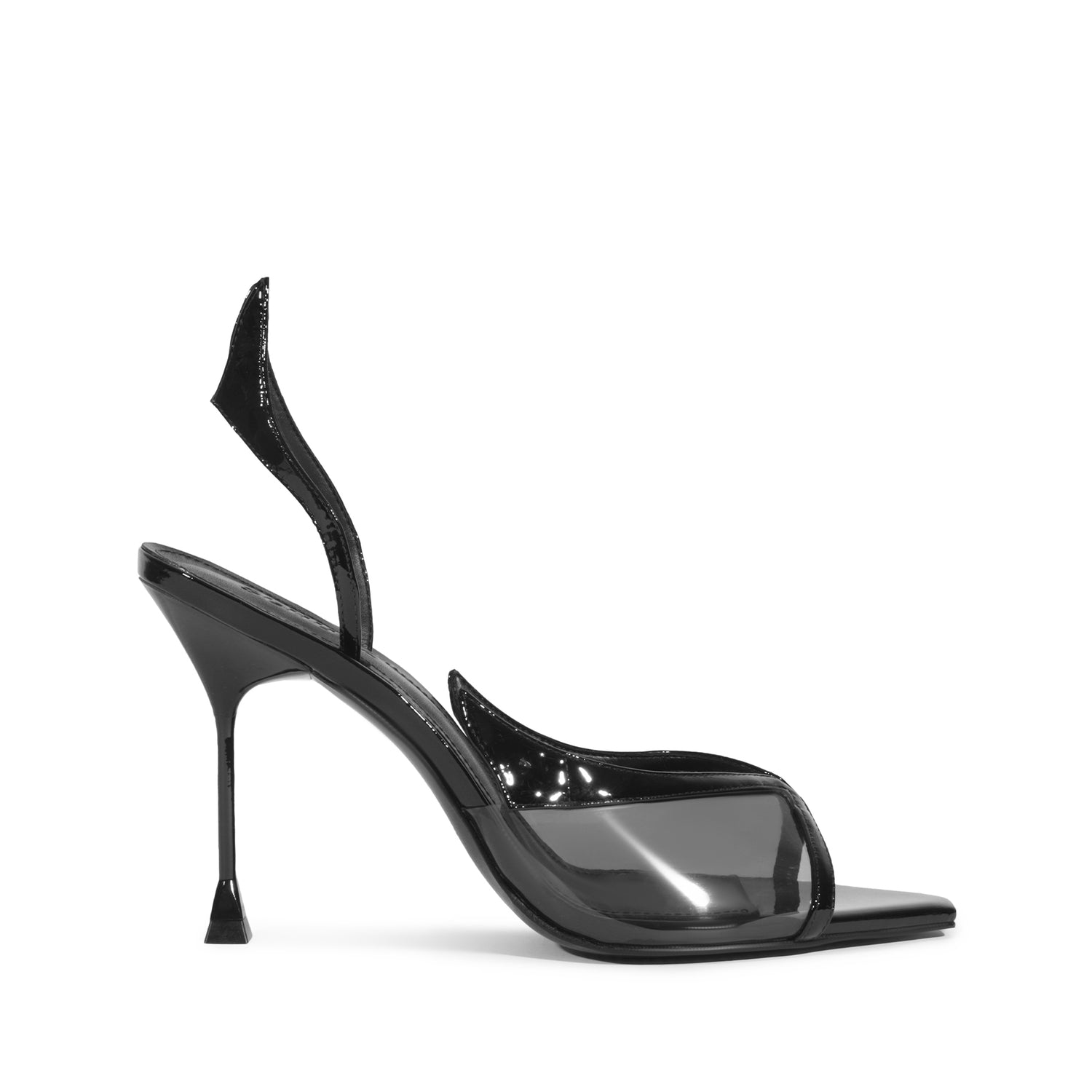 Zya Sling Patent Leather Sandal Sandals Pre Fall 24 5 Black Patent Leather - Schutz Shoes