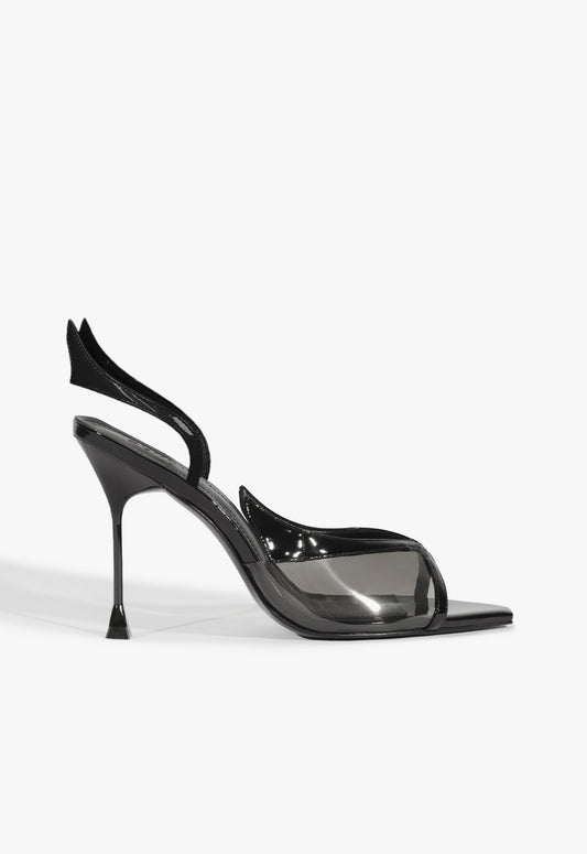 Zya Sling Patent Leather Sandal Sandals Pre Fall 24 5 Black Patent Leather - Schutz Shoes