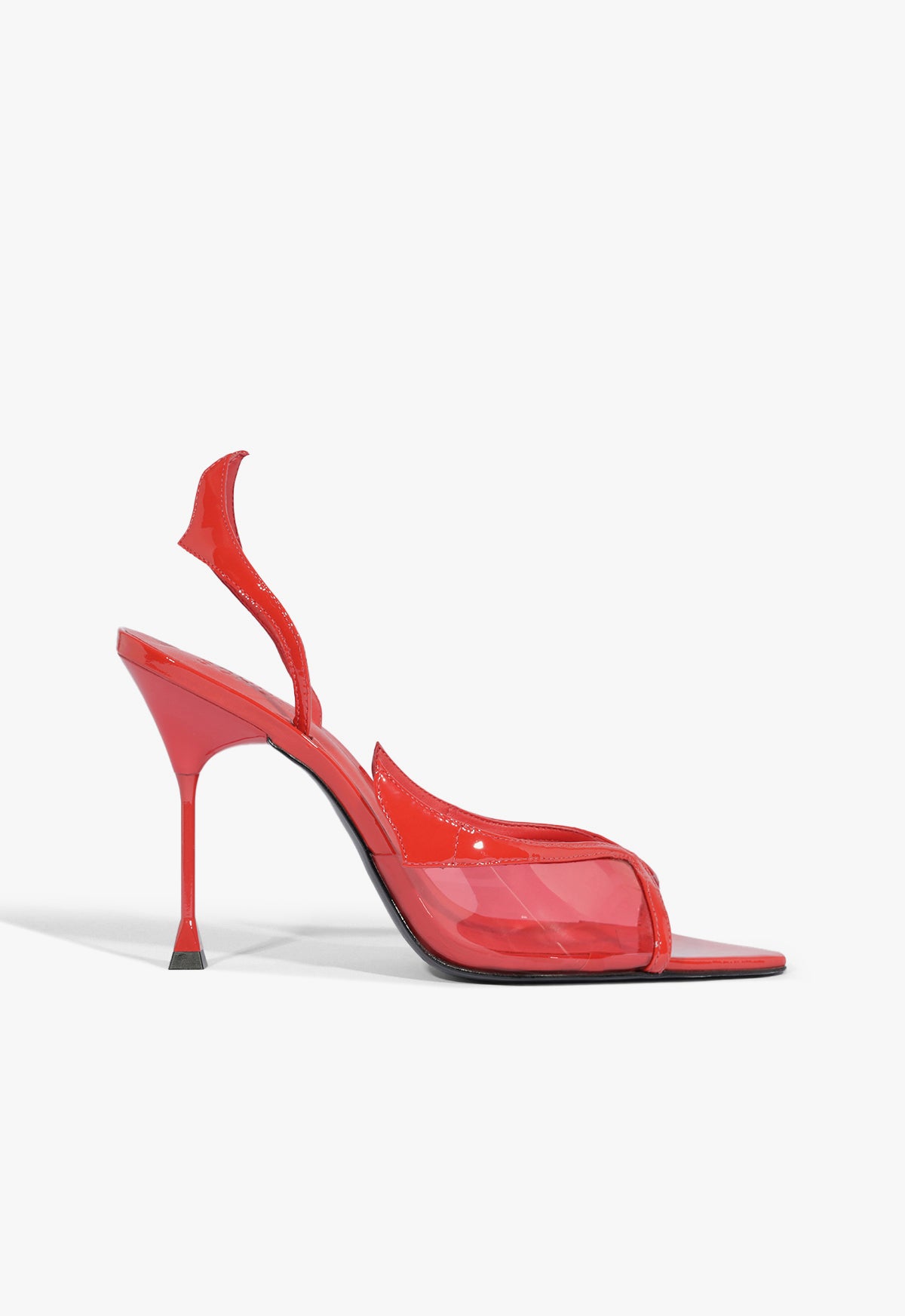 Zya Sling Patent Leather Sandal Sandals Pre Fall 24 5 Red Patent Leather - Schutz Shoes