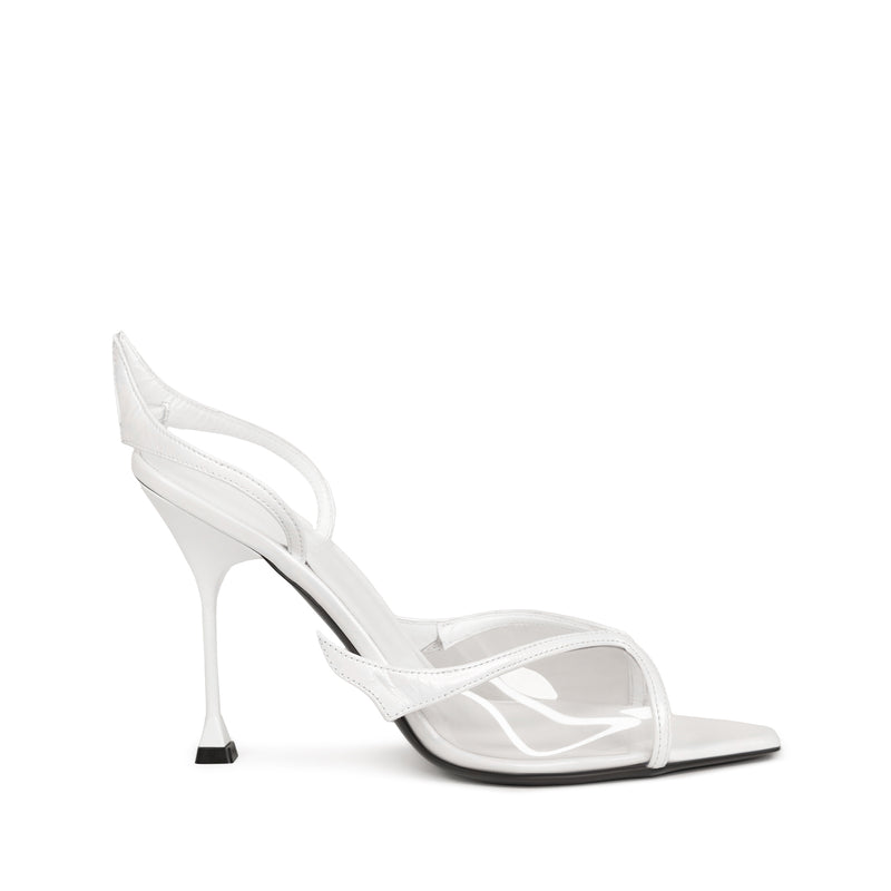 Zya Sling Patent Leather Sandal Sandals Pre Fall 24 5 White Patent Leather - Schutz Shoes