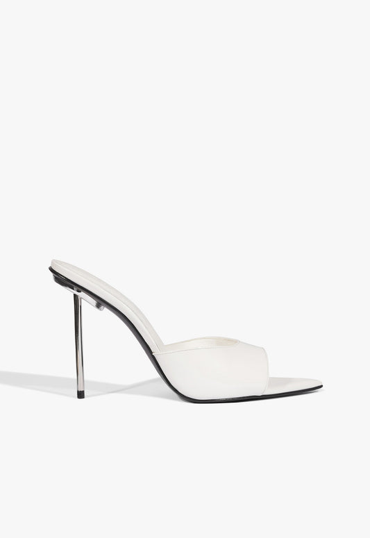 Michella Mule Patent Leather Sandal Sandals Pre Fall 24 5 White Patent Leather - Schutz Shoes