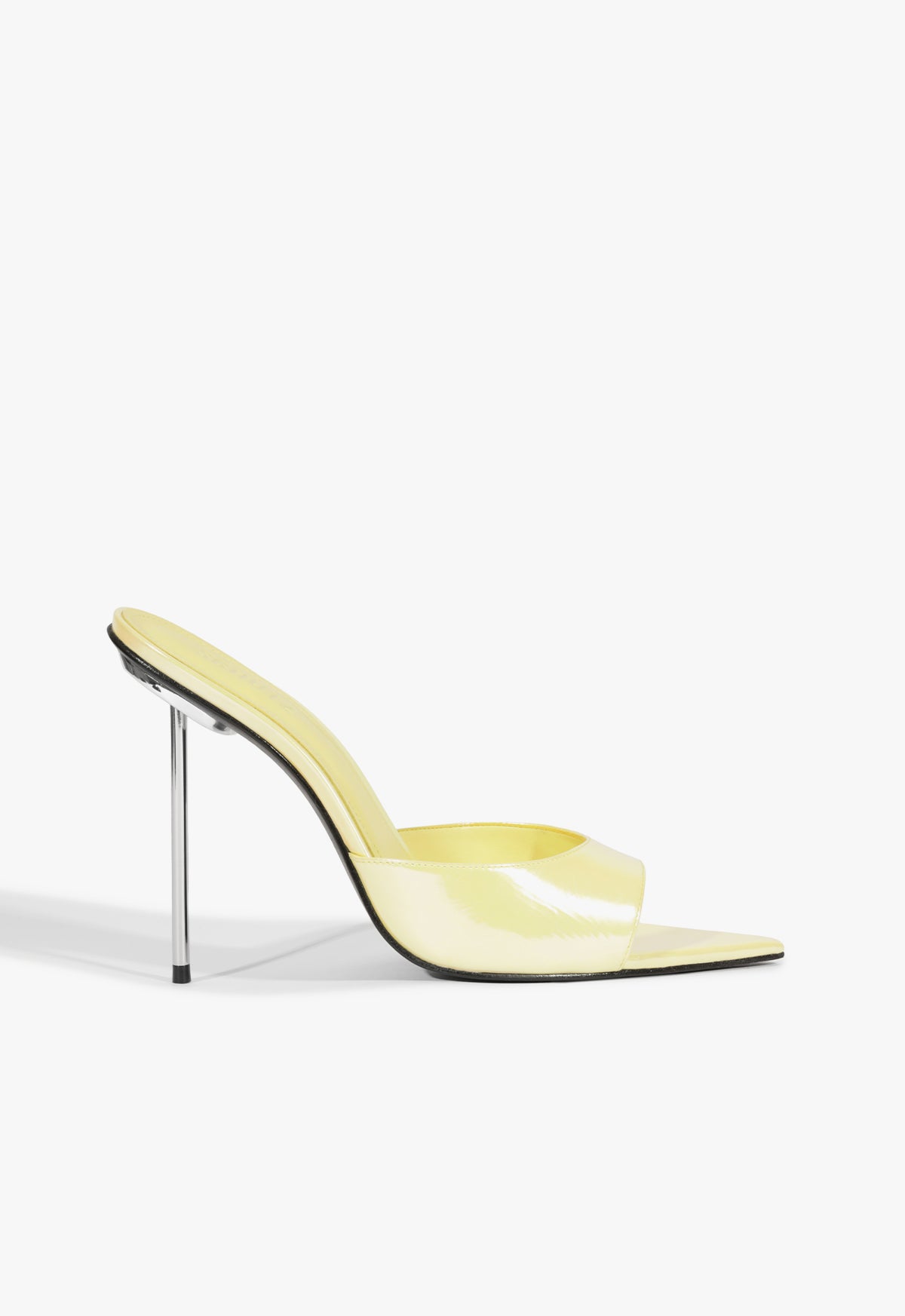 Michella Mule Leather Sandal Sandals Pre Fall 24 5 Yellow Leather - Schutz Shoes