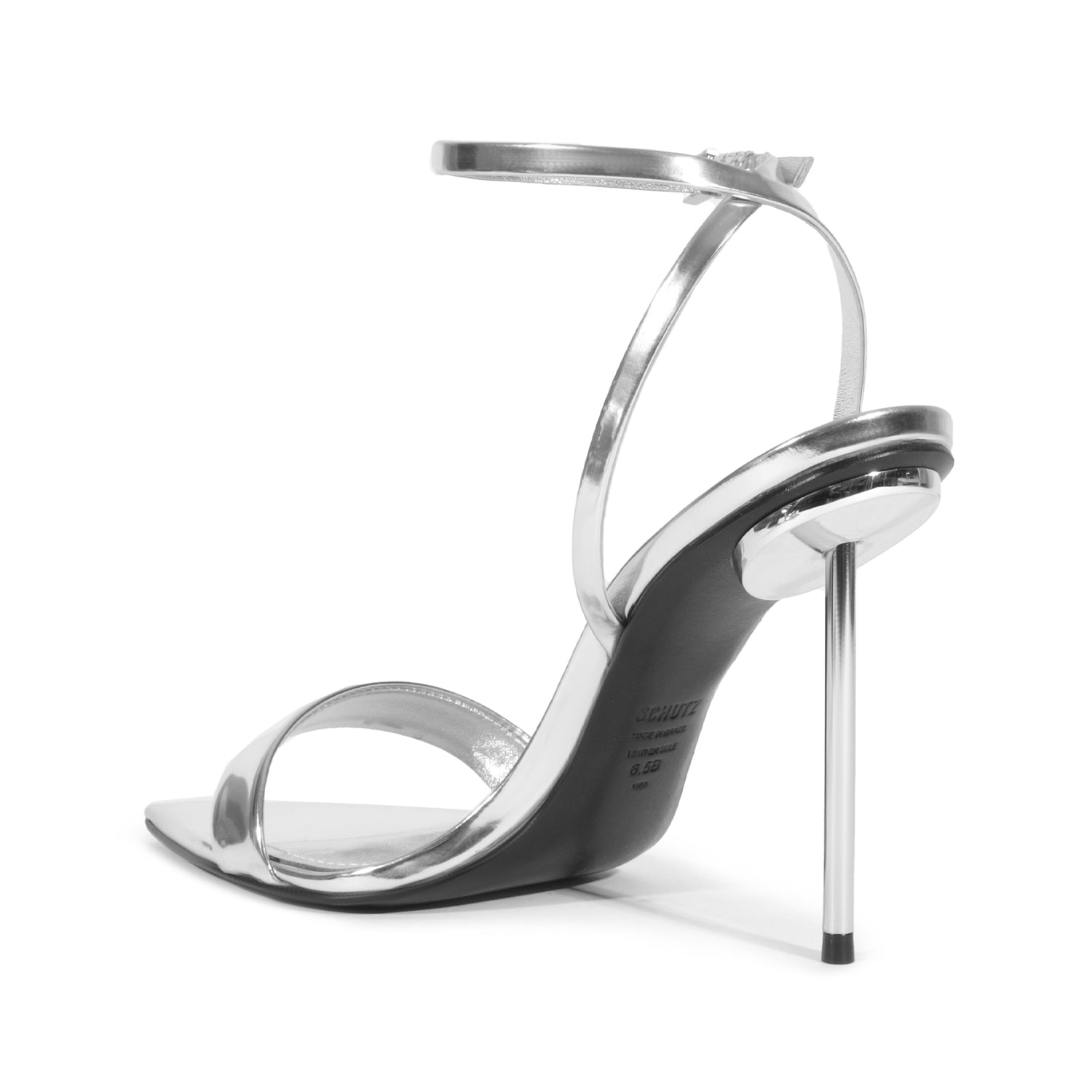 Michella Specchio Leather Sandal Sandals Pre Fall 24    - Schutz Shoes