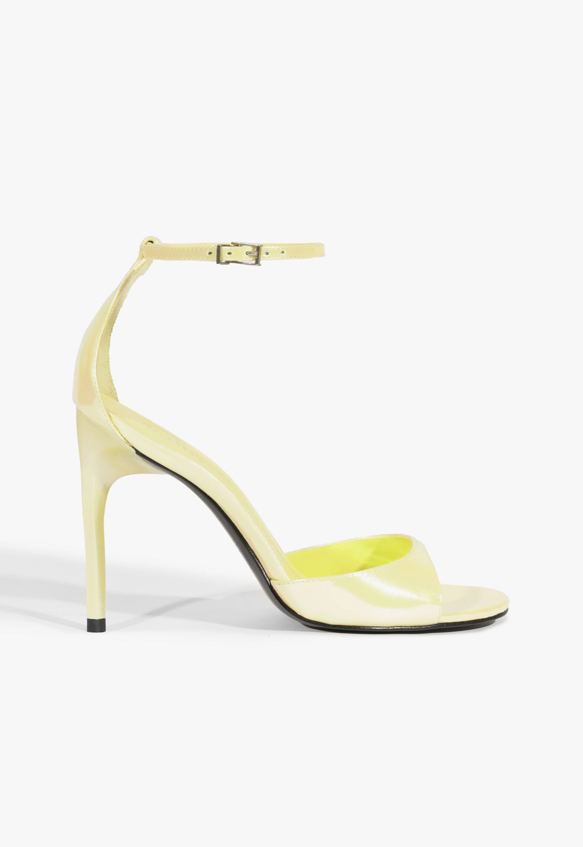 Scarlett Leather Sandal Pre Fall 24 5 Yellow Leather - Schutz Shoes