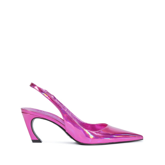 Lexi Sling Mid Specchio Pump Pumps Pre Fall 24 5 Fuchsia Specchio - Schutz Shoes