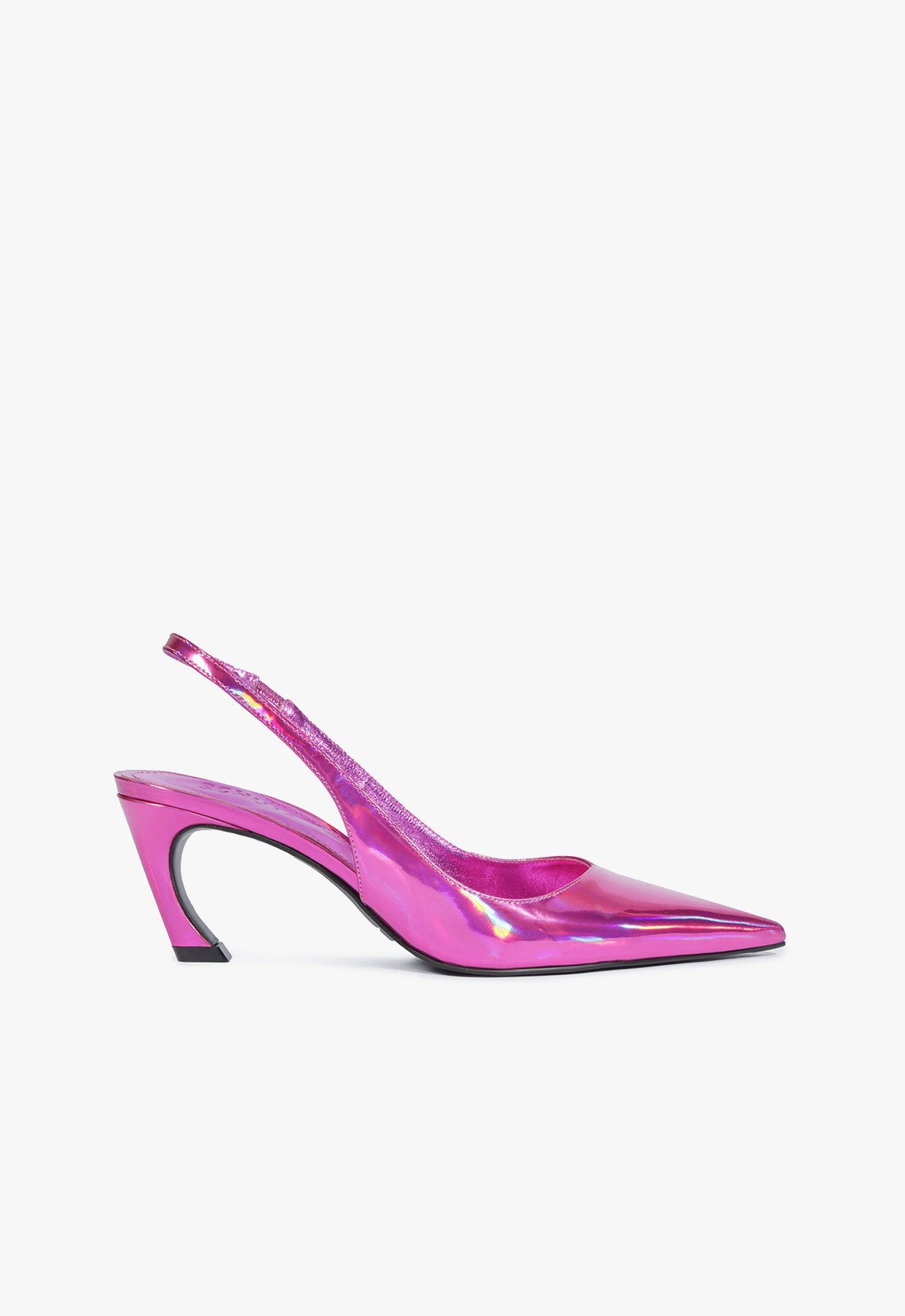 Lexi Sling Mid Specchio Pump Pumps Pre Fall 24 5 Fuchsia Specchio - Schutz Shoes