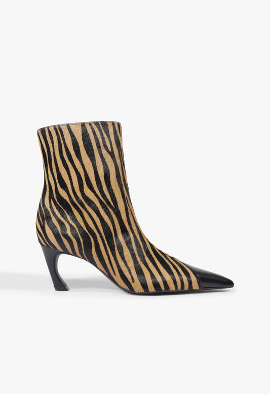 Lexi Pull-On Hair Calf Bootie 5 Animal Print Hair Calf - Schutz Shoes