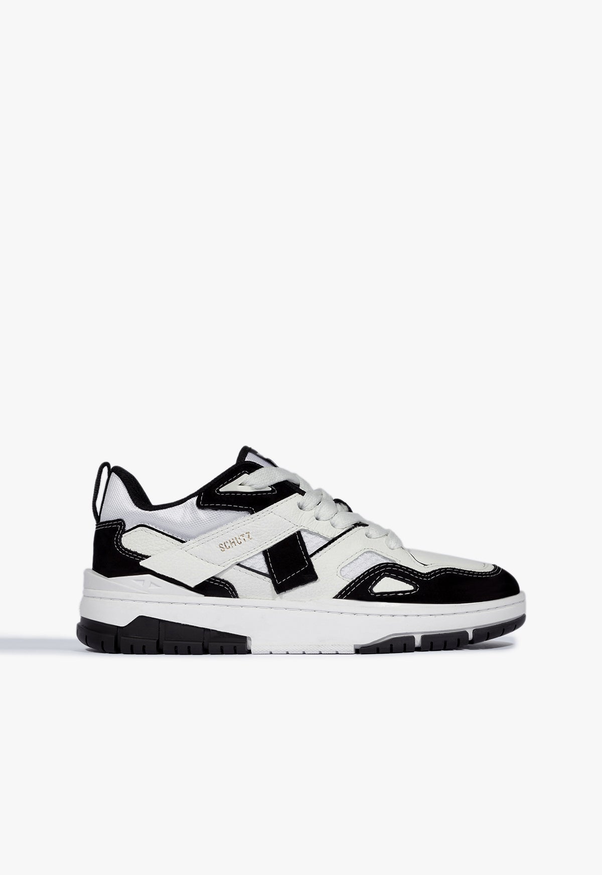 Court 95 Sneaker Pre Fall 24 5 Black Leather - Schutz Shoes