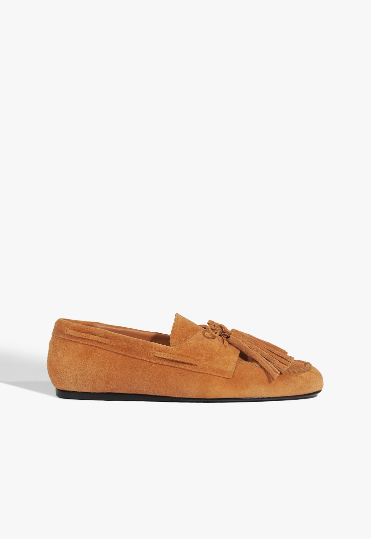 Kim Suede Flat Resort 26 5 Earth Clay Suede - Schutz Shoes