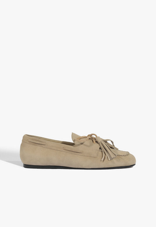 Kim Suede Flat Resort 26 5 Safari Mouse Suede - Schutz Shoes