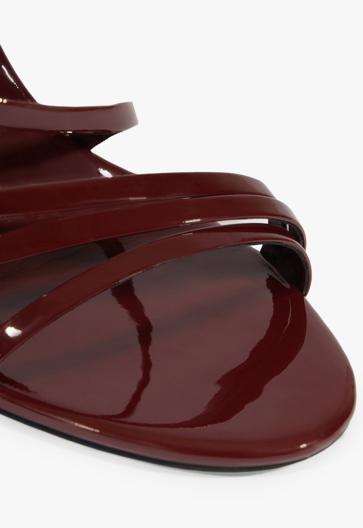 Annie Curve Patent Sandal FALL 25 - Schutz Shoes