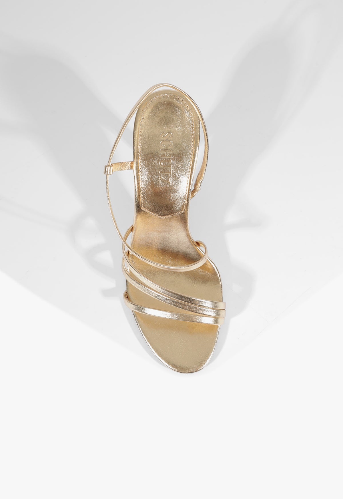 Annie Curve Metallic Sandal FALL 25 - Schutz Shoes
