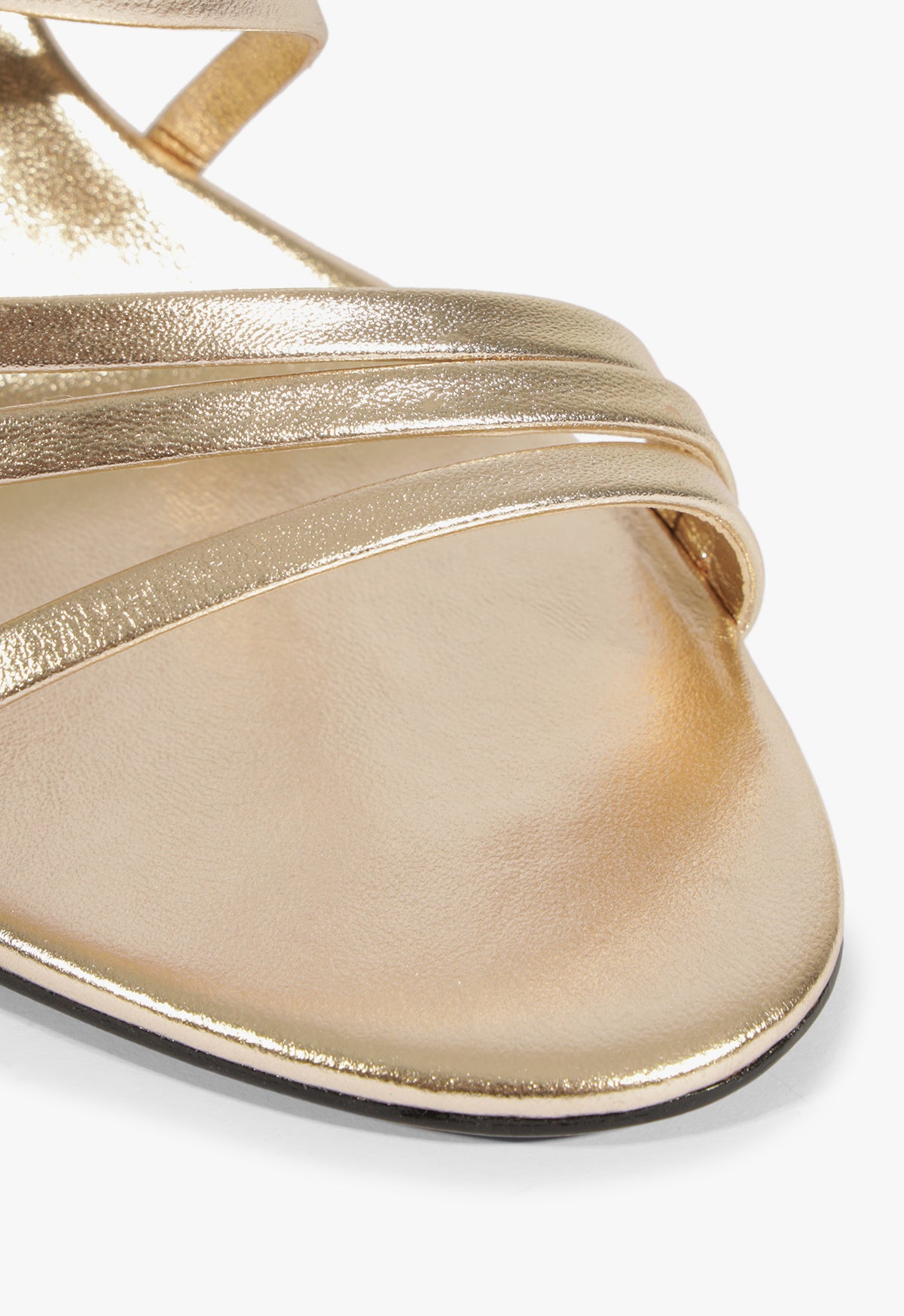 Annie Curve Metallic Sandal FALL 25 - Schutz Shoes