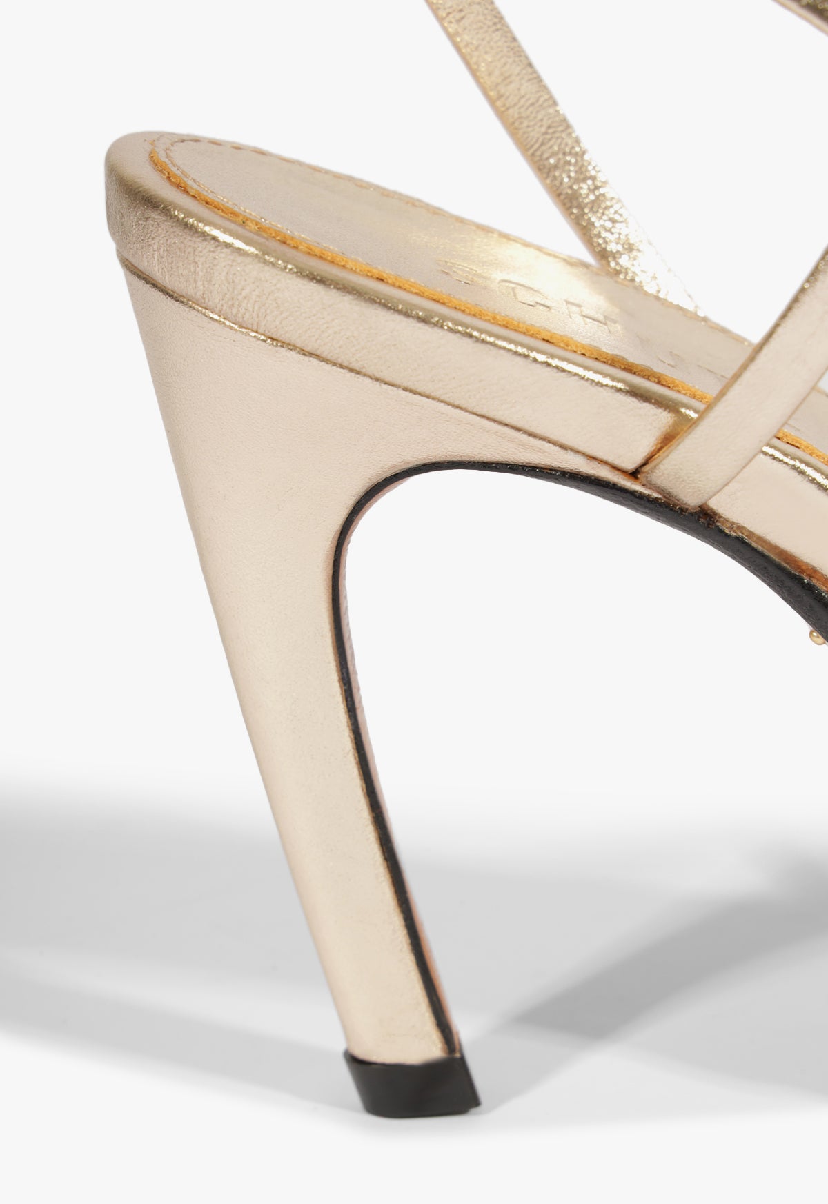 Annie Curve Metallic Sandal FALL 25 - Schutz Shoes