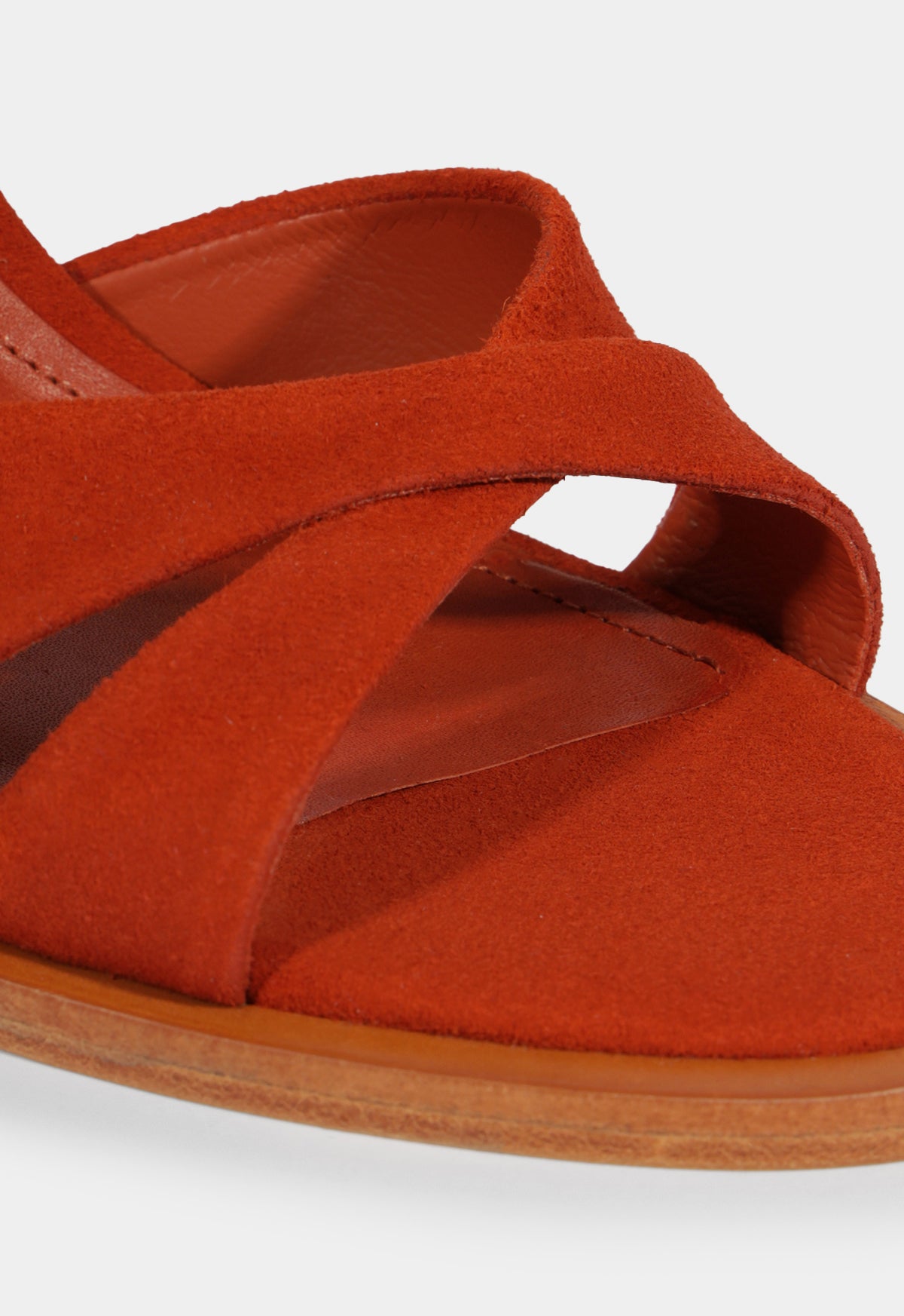 Hilda Curve Suede Sandal Spring 25 - Schutz Shoes