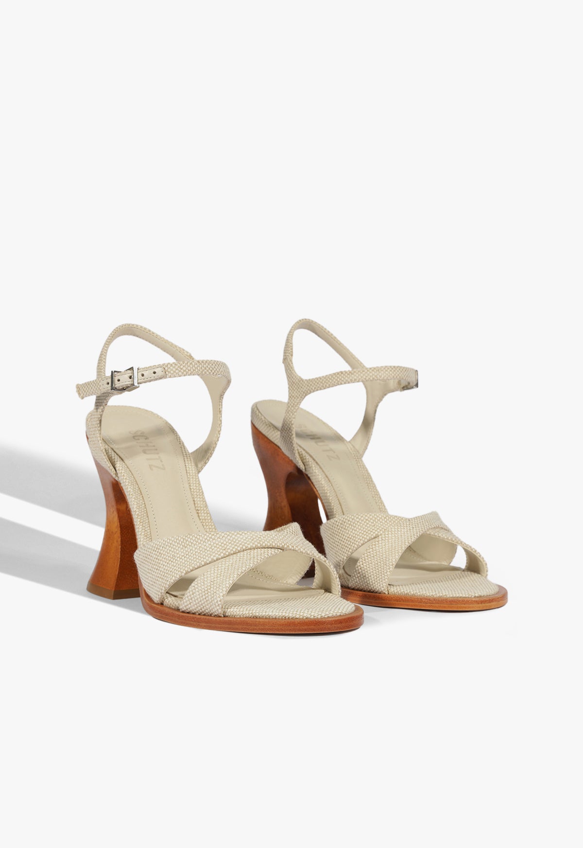 Hilda Curve Fabric Sandal Spring 25 - Schutz Shoes