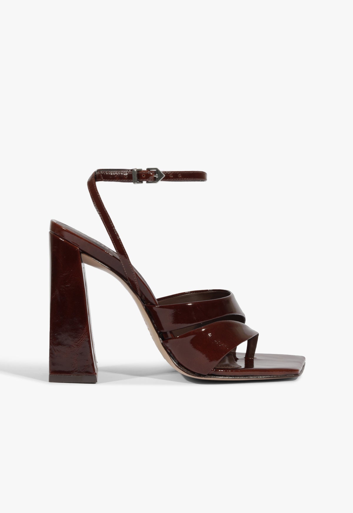 Madeline Sandal 5 Root Brown Leather - Schutz Shoes