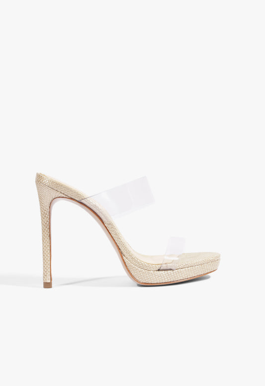 Ariella Platform Sandal 5 Beige Synthetic - Schutz Shoes