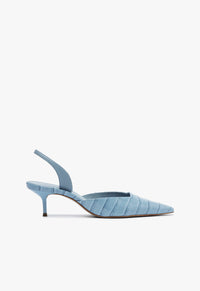 Go to related product Paola Mid Stiletto Blue Pump