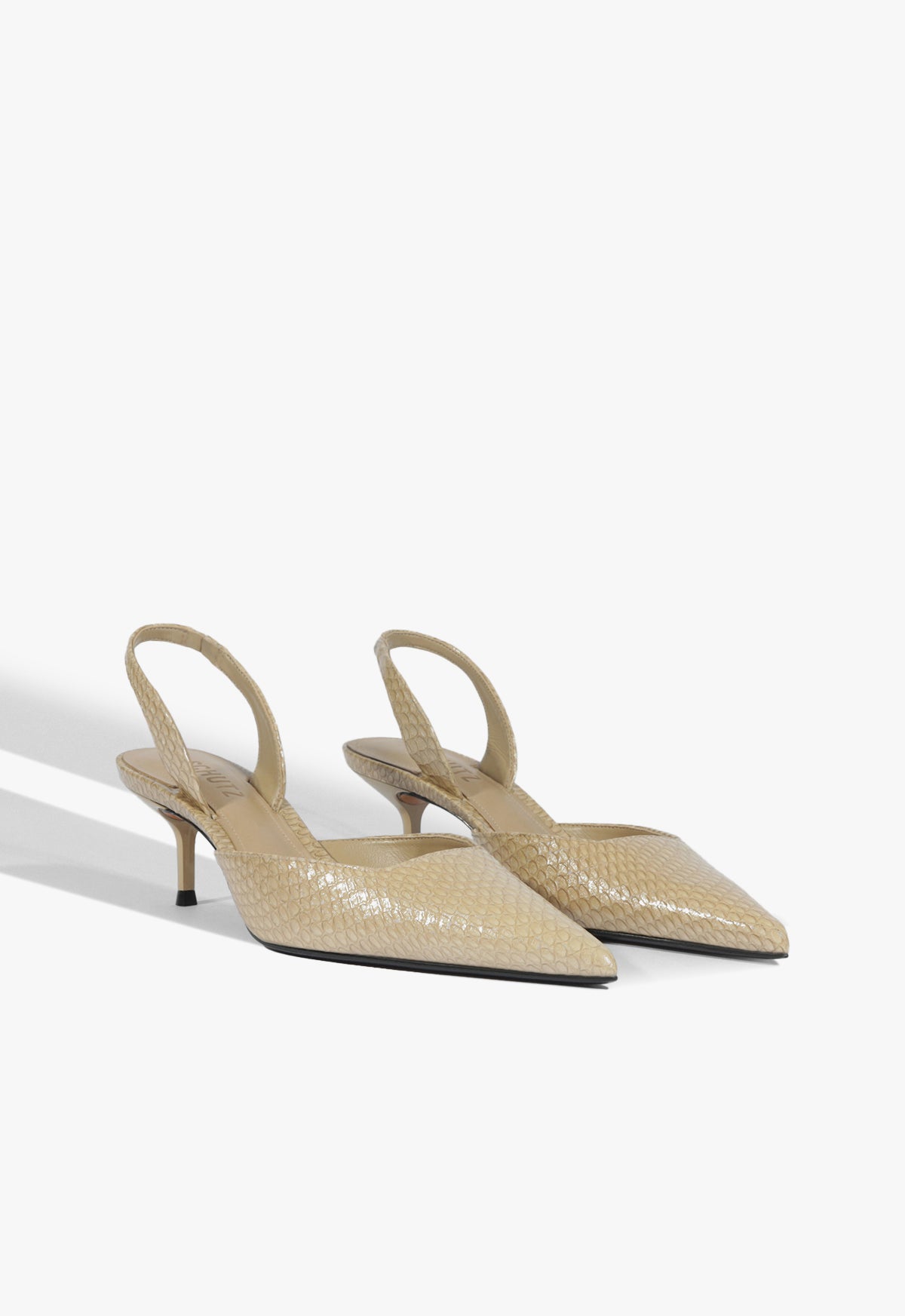 Paola Mid Leather Pump Resort 26 - Schutz Shoes