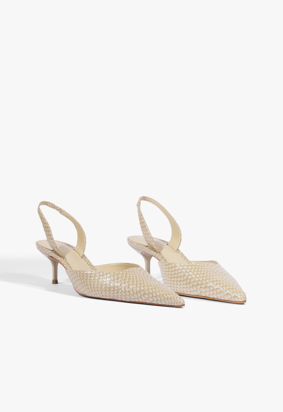 Paola Mid Leather Pump - Schutz Shoes