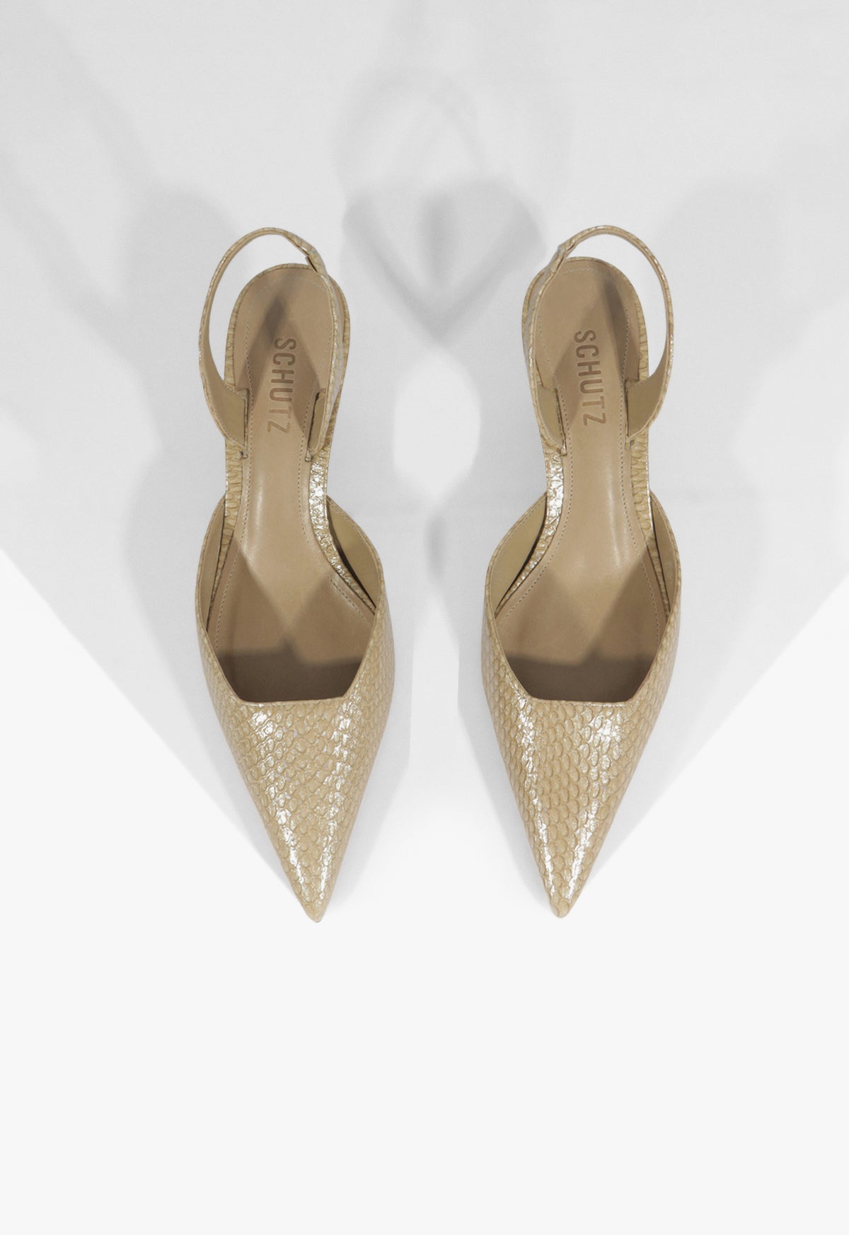 Paola Mid Leather Pump Resort 26 - Schutz Shoes