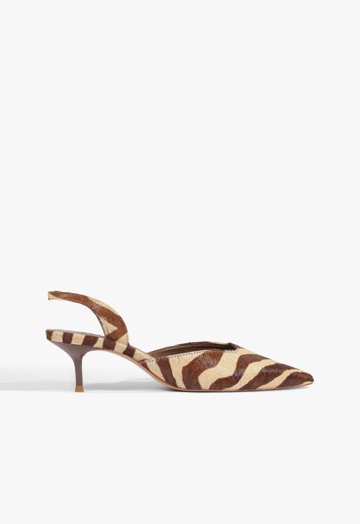 Paola Mid Leather Pump 5 Natural Hair Calf - Schutz Shoes