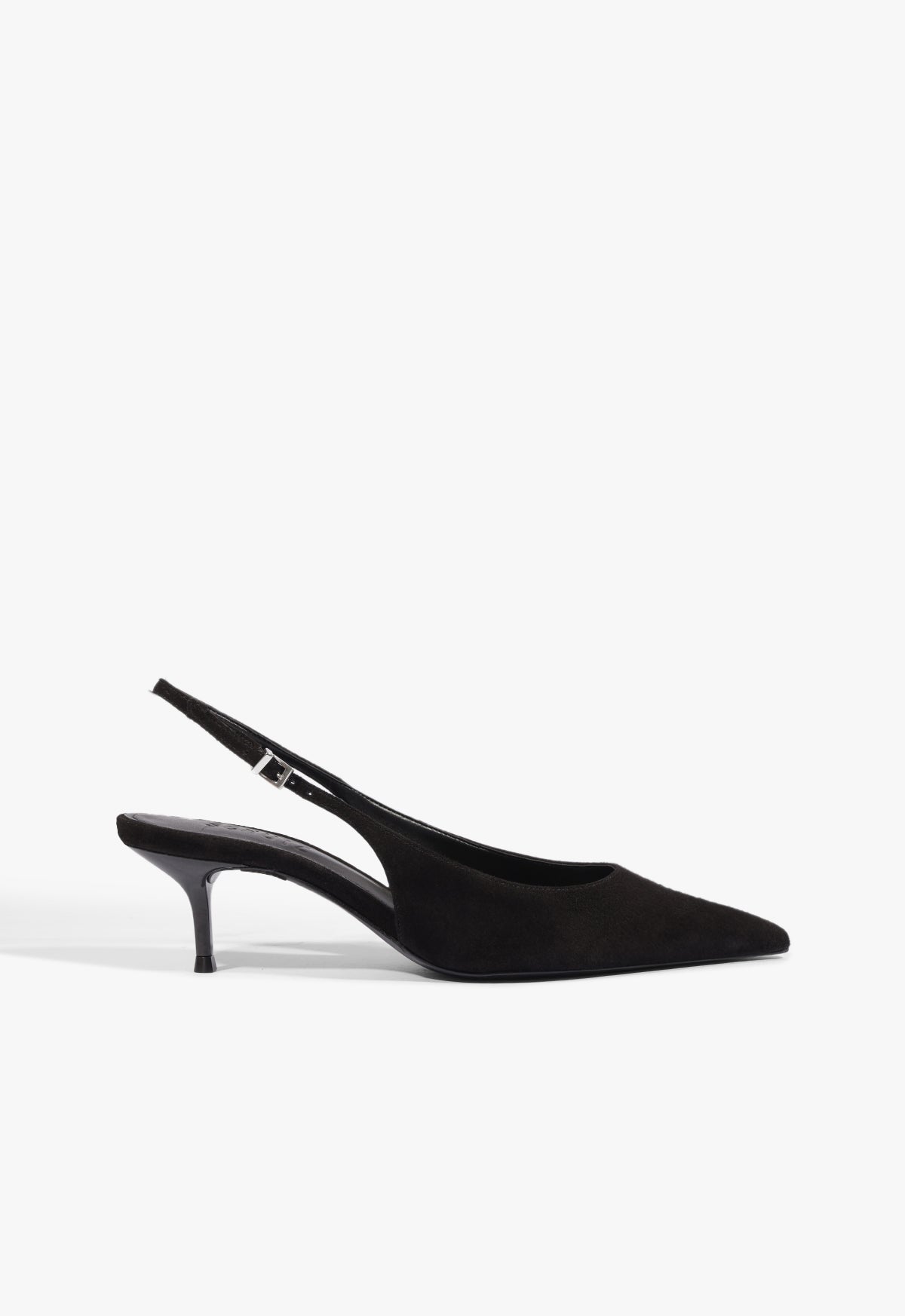 Paola Mid Leather Pump 5 Black Leather - Schutz Shoes