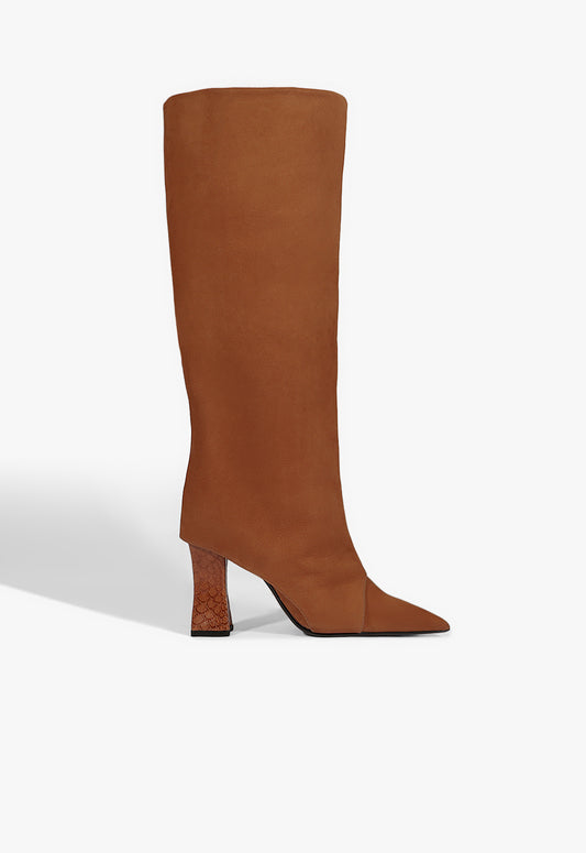 Terry Up Nubuck Boot Winter 25 5 Butterscotch Nubuck - Schutz Shoes