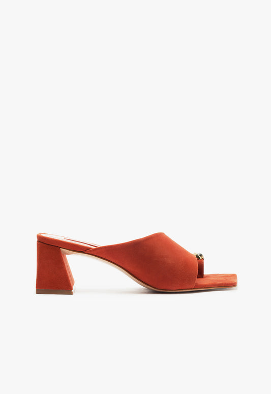 Jodie Mid Sandal Sandals Resort 25 5 Orange Nubuck - Schutz Shoes