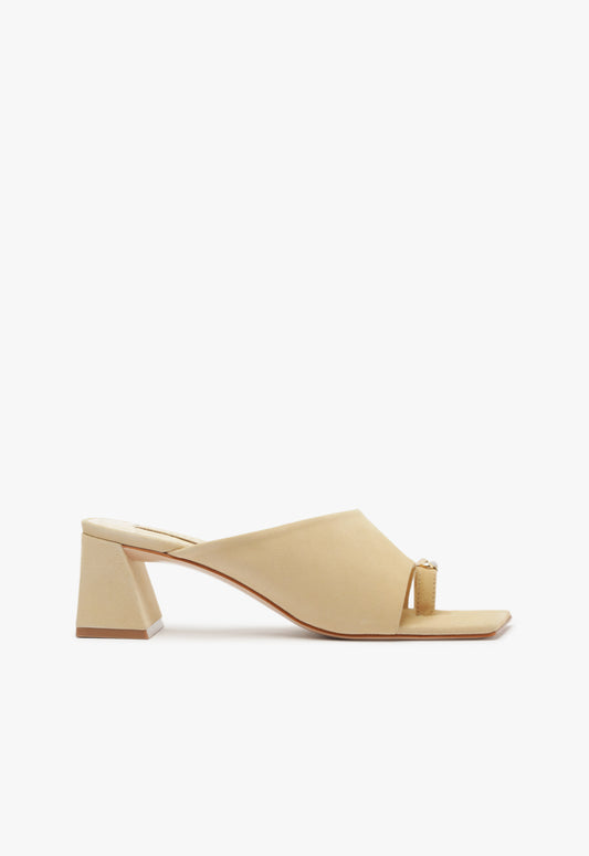 Jodie Mid Sandal Sandals Resort 25 5 Beige Nubuck - Schutz Shoes