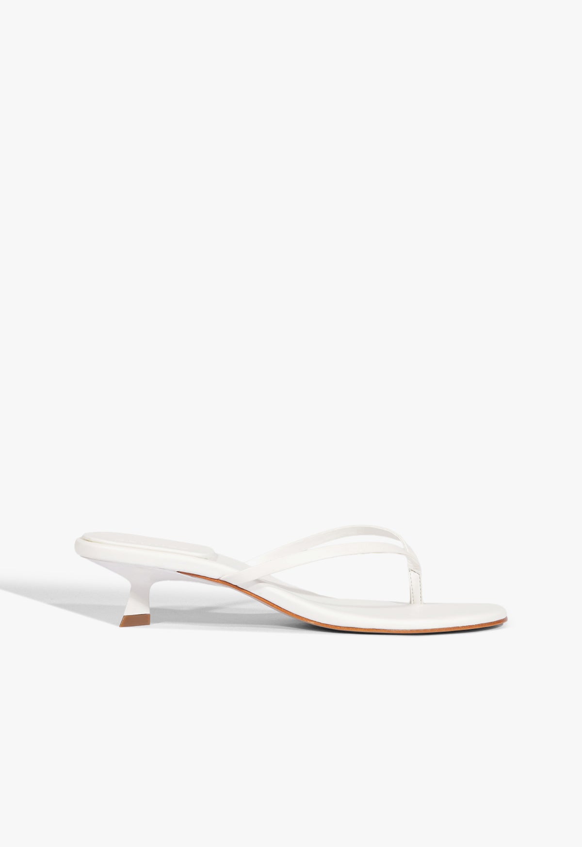 Carolyn Leather Sandal Sandals Spring 25 5 White Leather - Schutz Shoes