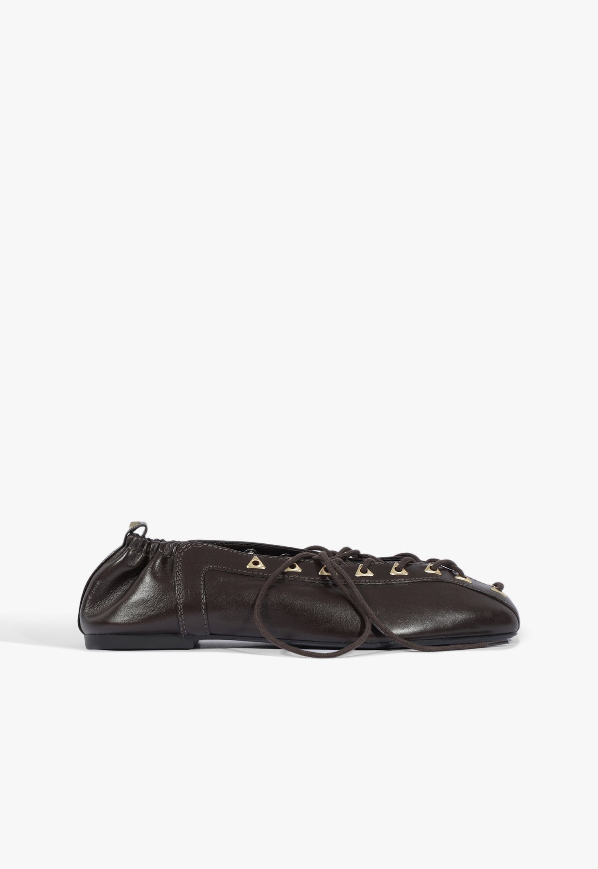 Lola Leather Flat Pre Fall 25 5 Maplewood Leather - Schutz Shoes